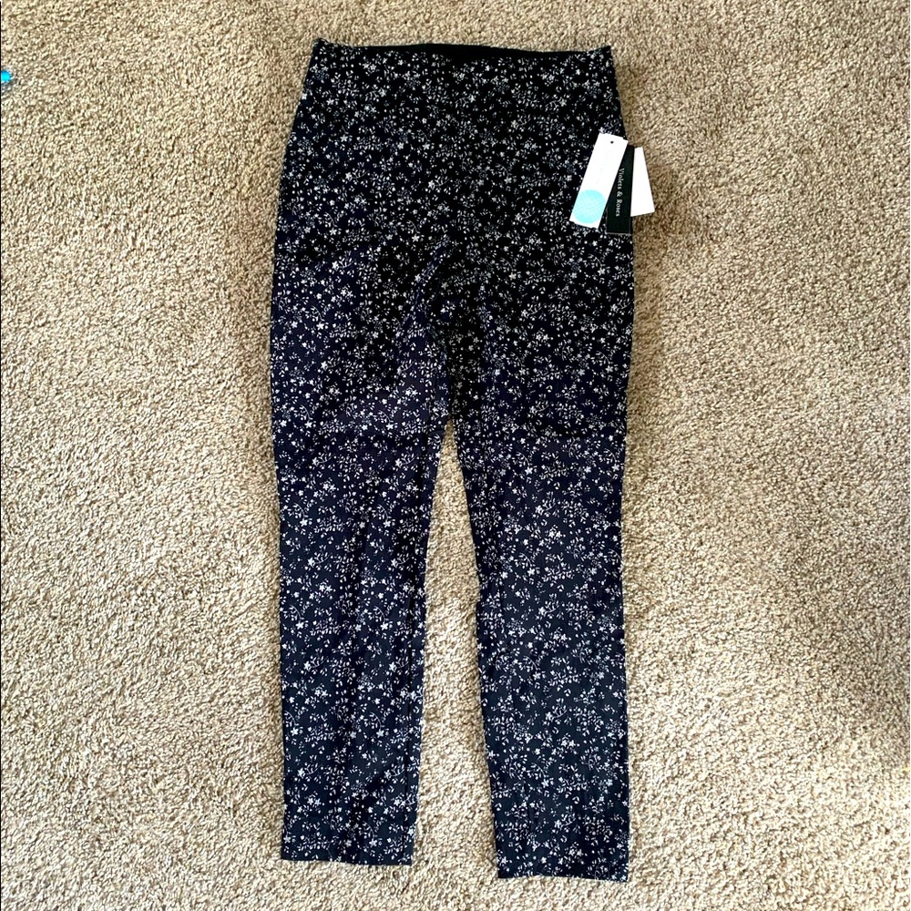 STITCH fix / Violets & Roses Keyla Printed Scallop Pocket Skinny Pant, NWT
